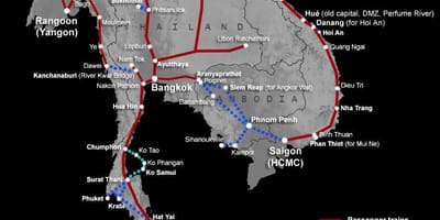 Au Laos, la carte ferroviaire